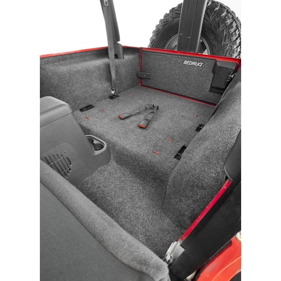 Load image into Gallery viewer, Bedrug Premium Carpeted Floor Covering Kit without Cutouts for 03-06 Jeep Wrangler TJ without Full Center Console
