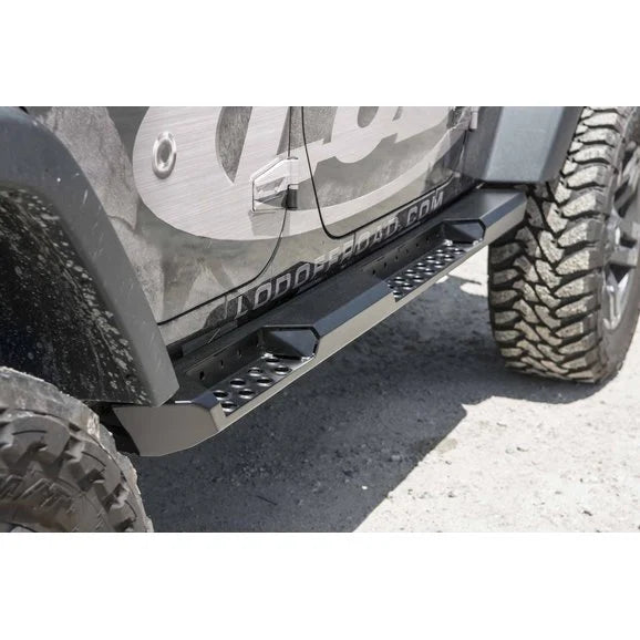 LoD Offroad Destroyer Series Rock Sliders for 07-18 Jeep Wrangler JK Unlimited 4-Door