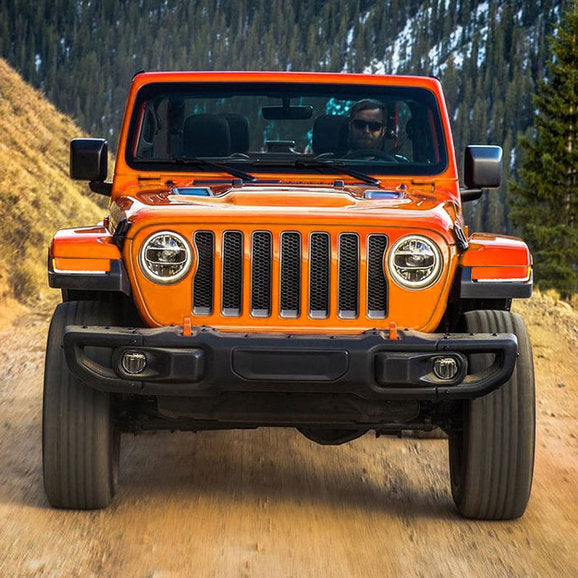 Load image into Gallery viewer, Quake LED QTE992 9.5in x 4.25in Retro-Fit Slim Chop DRL w/ Sequential Switchback Turn Signal &amp; Side Marker Light for 18-24 Jeep Wrangler JL &amp; Gladiator JT Rubicon or Sahara Fenders
