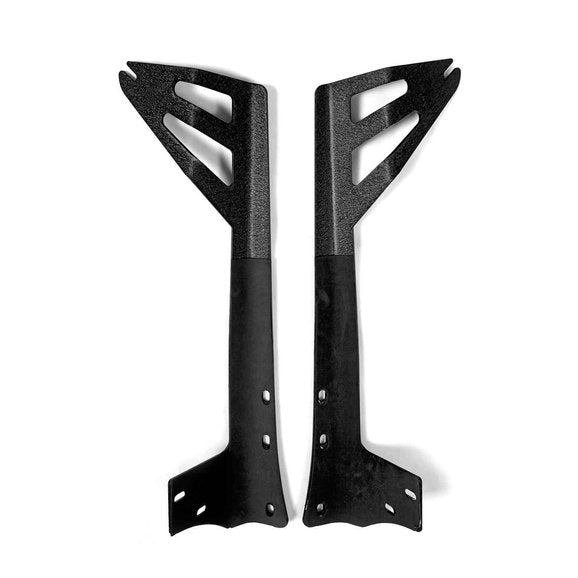 Load image into Gallery viewer, Quake LED Upper Windshield Light Bar Brackets for 07-18 Jeep Wrangler JK
