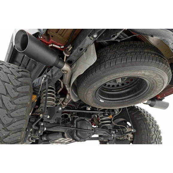 Load image into Gallery viewer, Rough Country Performance Cat-Back Exhaust for 20-21 Jeep Gladiator JT 3.6L
