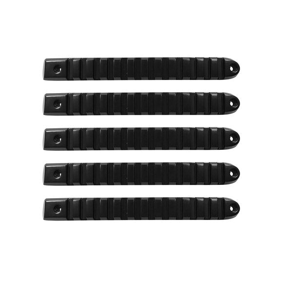 Load image into Gallery viewer, DV8 Offroad Rail Door &amp; Tailgate Handle Inserts for 07-18 Jeep Wrangler Unlimited JK 4 Door
