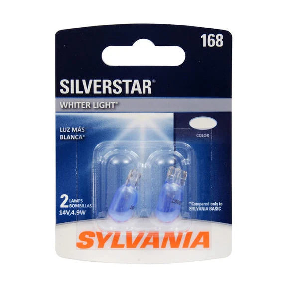 Sylvania 168ST.BP2 #168 Silver Star mini Bulb 2 Pack