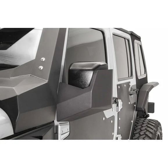 Load image into Gallery viewer, Fab Fours JK3001-1 Door Mirror Armor for 07-18 Jeep Wrangler JK
