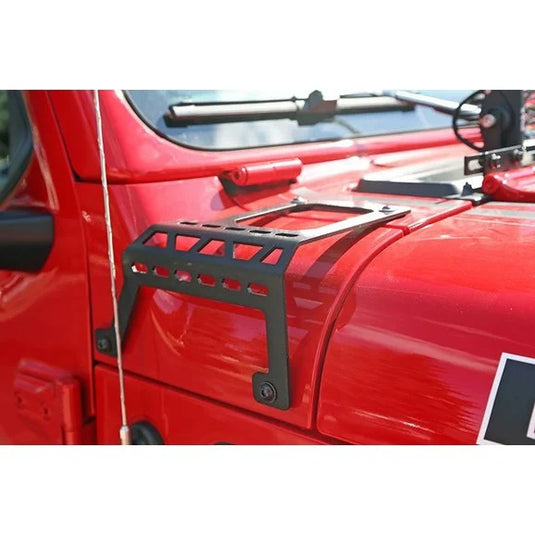 Dee Zee A-Pillar & Cowl Accessory Light Brackets for 18-20 Jeep Wrangler JL & Gladiator JT