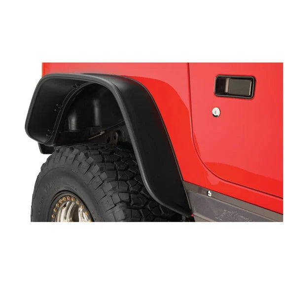 Load image into Gallery viewer, Bushwacker 10056-07 Rear Flat Style Flares for 97-06 Jeep Wrangler TJ
