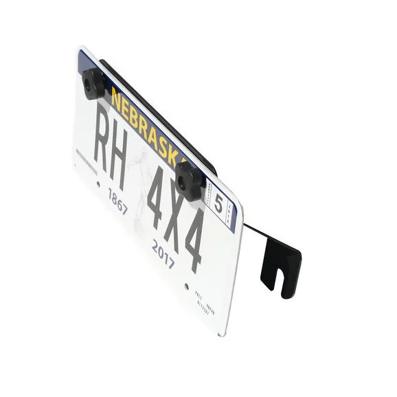 Rock Hard 4X4 RH-4004 Universal Fairlead License Plate Mount with Cable Lanyard