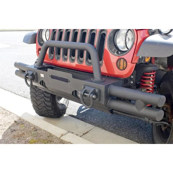 Load image into Gallery viewer, Rugged Ridge 11540.21 XHD Bumper Tube Ends in Black for 07-18 Jeep Wrangler JK
