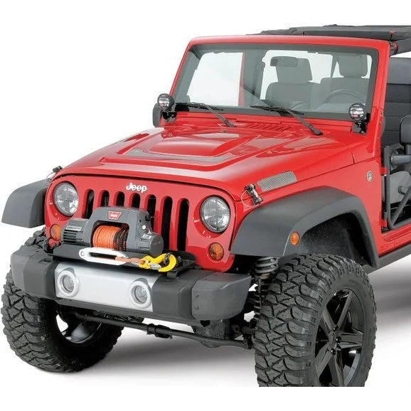 Load image into Gallery viewer, WARN Winch Mounting Plate for 12-18 JK with OE Front Bumper
