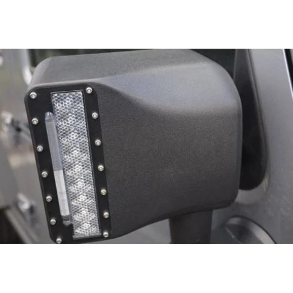 Load image into Gallery viewer, DV8 Offroad BCME27W3W LED Mirror Housing with Turn Signals for &#39;07-18 Jeep Wrangler JK
