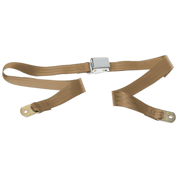 Load image into Gallery viewer, Seatbelt Solutions 2 Point Non-Retractable Lap Belt with Chrome Lift Lever Buckle
