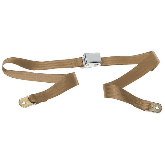 Seatbelt Solutions 2 Point Non-Retractable Lap Belt with Chrome Lift Lever Buckle