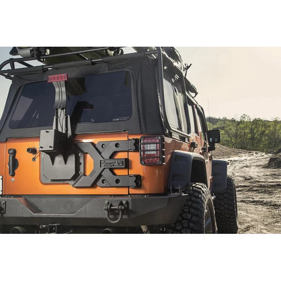 Load image into Gallery viewer, Rugged Ridge 11546.50 Spartacus HD Tire Carrier for 07-18 Jeep Wrangler JK
