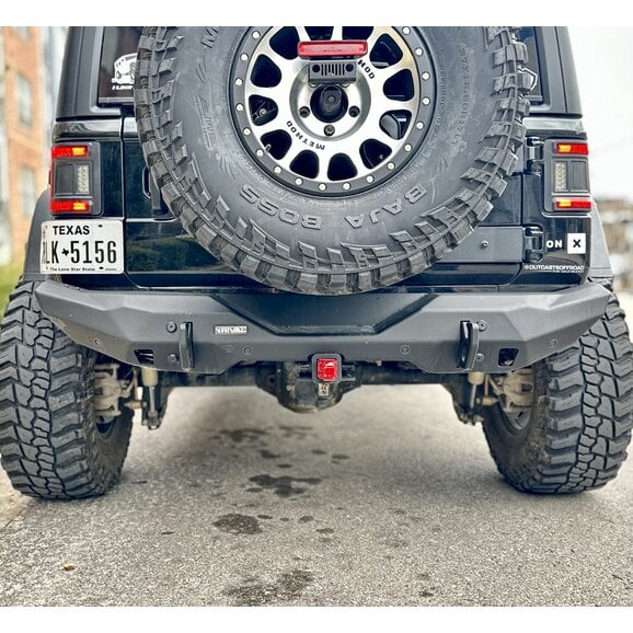 Load image into Gallery viewer, Rival 4x4 Aluminum Rear Bumper for 18-24 Jeep Wrangler JL
