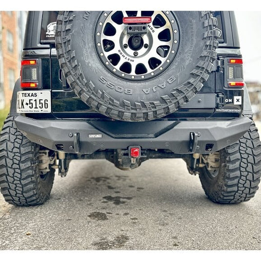 Rival 4x4 Aluminum Rear Bumper for 18-24 Jeep Wrangler JL