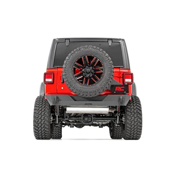 Load image into Gallery viewer, Rough Country 10598 Rear Trail Bumper with Tire Carrier for 18-24 Jeep Wrangler JL
