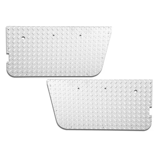 Warrior Products Door Panel Inserts for 76-95 Jeep CJ7 & Wrangler YJ with Full Steel Doors