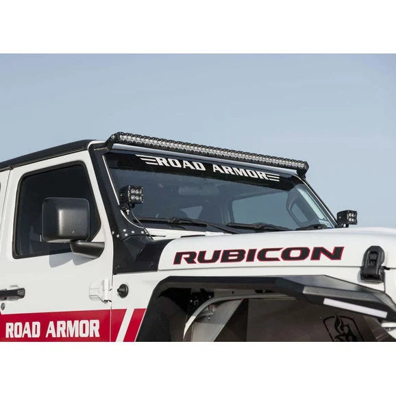 Load image into Gallery viewer, Road Armor Stealth A-Pillar Light Bar Mount for 18-22 Jeep Wrangler JL &amp; Gladiator JT
