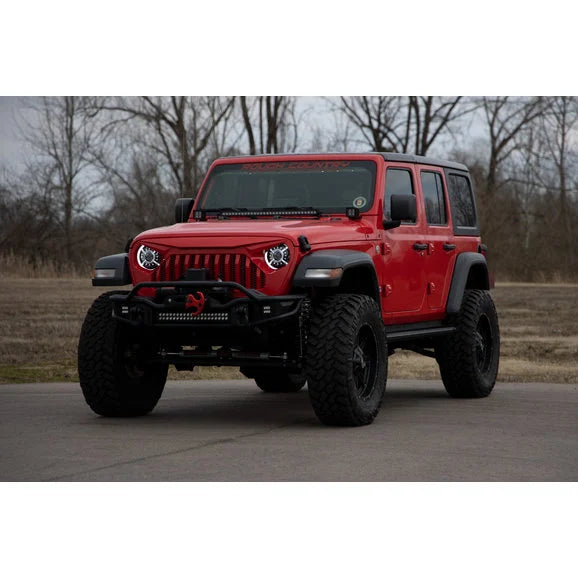 Load image into Gallery viewer, Rough Country RCH5300 9 Inch LED Halo Projector Headlights for 18-24 Jeep Wrangler JL &amp; 20-24 Gladiator JT
