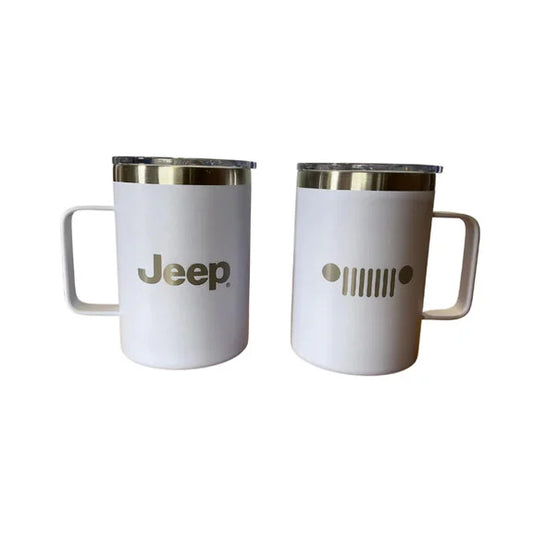 Jeep Merchandise Jeep Powder Coated Camper Mug- 20oz