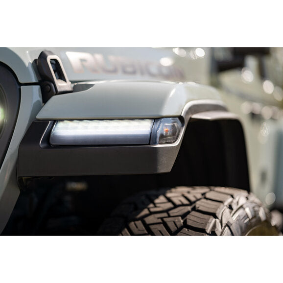 Load image into Gallery viewer, Morimoto LF513.2 XB LED Fender Lights- DRL/Signals for 18-24 Jeep Wrangler JL and Gladiator JT
