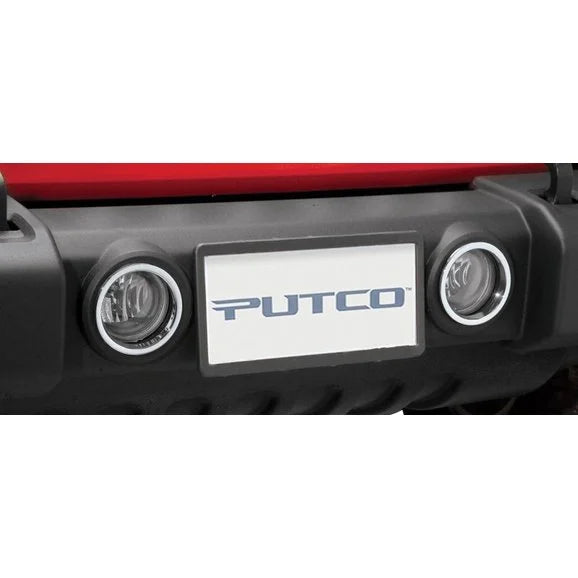 Putco 400508 Chrome Fog Light Rings for 07-18 Jeep Wrangler JK