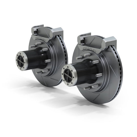 Teraflex Front Full Float 8-Lug Locking Hub Conversion Kit with Rotors for 07-18 Jeep Wrangler JK