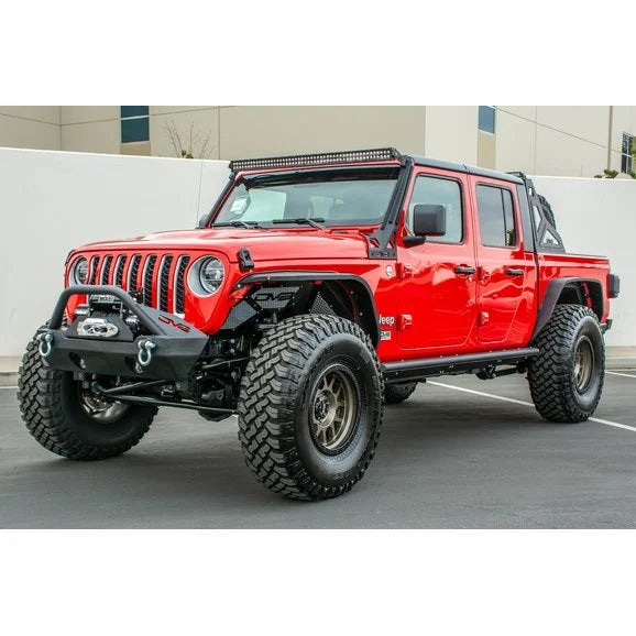 Load image into Gallery viewer, DV8 Offroad SRGL-02 Bolt-on Side Step Sliders for 20-24 Jeep Gladiator JT
