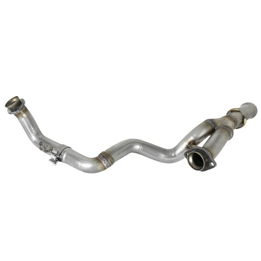 aFe Power 48-48026 Twisted Steel Y-Pipe Exhaust System for 18-24 Jeep Wrangler JL & Gladiator JT with 3.6L