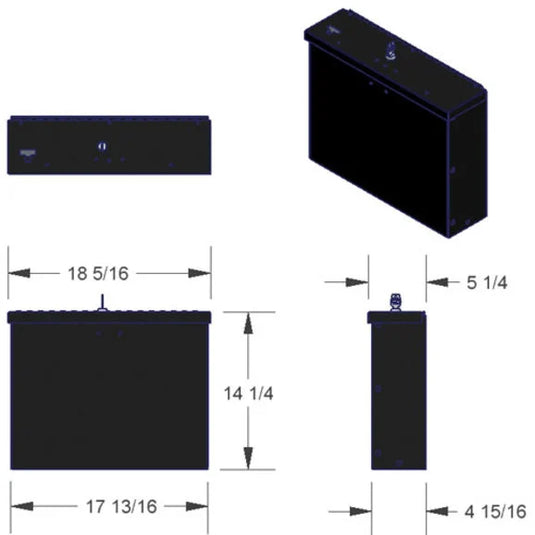 Tuffy Security Products Laptop Security Lock Box