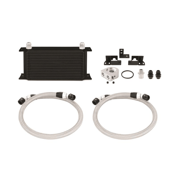 Load image into Gallery viewer, Mishimoto Aluminum Oil Cooler Kit for 07-11 Jeep Wrangler JK with 3.8L Engine
