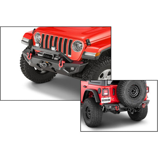 Carnivore Front & Rear Bumper Combo for 18-24 Jeep Wrangler JL