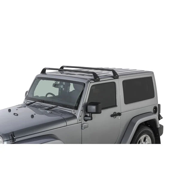 Rhino-Rack SG60 Gutter-Mount Vortex 2-Bar Roof Rack for 07-24 Wrangler JL & JK