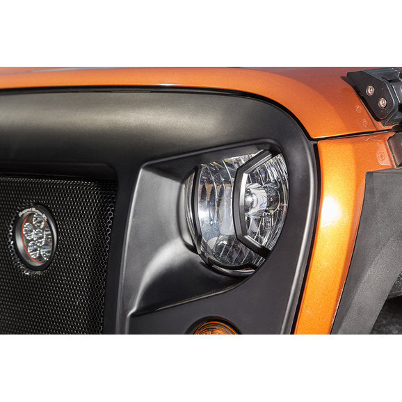 Load image into Gallery viewer, Rugged Ridge Elite Euro Headlight Guards for 07-18 Jeep Wrangler JK
