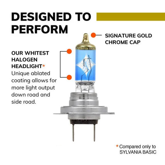 Load image into Gallery viewer, Sylvania H7SZG.PB2 #H7 SilverStar zXe Gold Halogen Headlight Bulb 2 Pack
