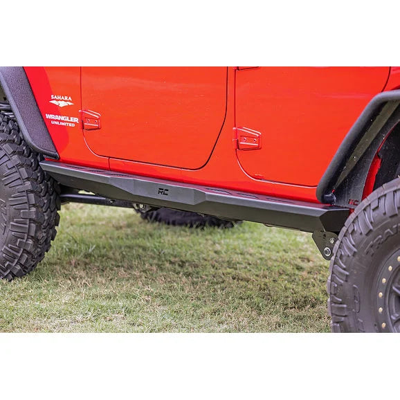 Load image into Gallery viewer, Rough Country 90800 Heavy Duty Rock Sliders for 07-18 Jeep Wrangler JK Unlimited 4-Door
