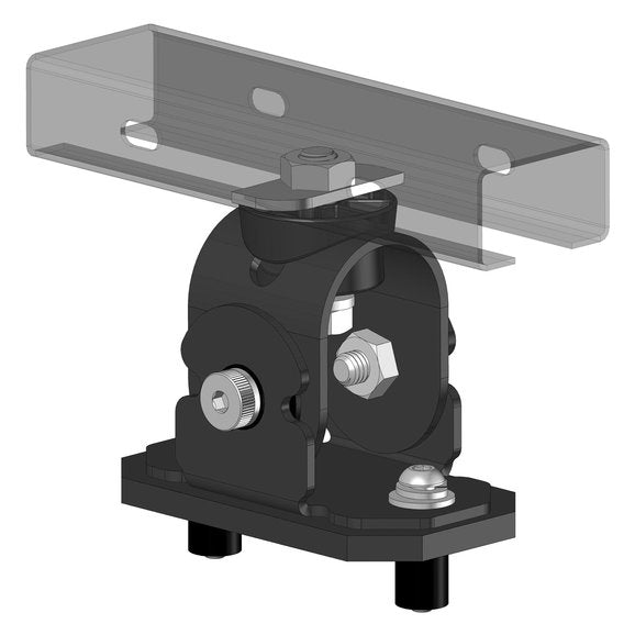 Load image into Gallery viewer, Go Rhino 5910000T SRM Series Adjustable Tri Axis Roof Rack Mounting Kit
