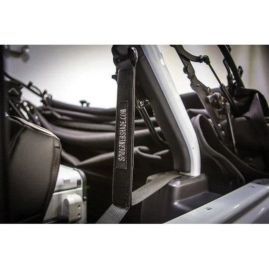 SpiderWebShade Seatbelt Silencers for 18-20 Jeep Wrangler JL Unlimited