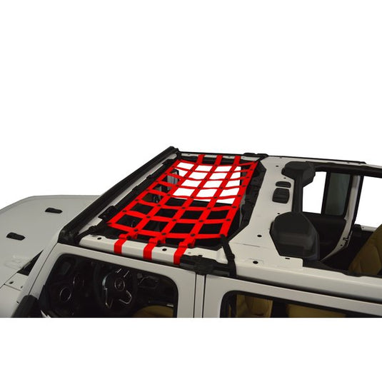 Dirtydog 4X4 Front Seat Netting for 18-23 Jeep Wrangler JL