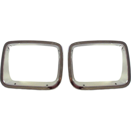 OMIX Headlamp Bezels for 87-95 Jeep Wrangler YJ