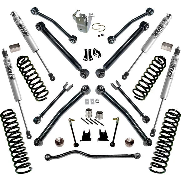 Load image into Gallery viewer, Superlift K997F 4&quot; Lift Kit with Fox Shocks &amp; Reflex Control Arms for 07-18 Jeep Wrangler Unlimited JK 4 Door
