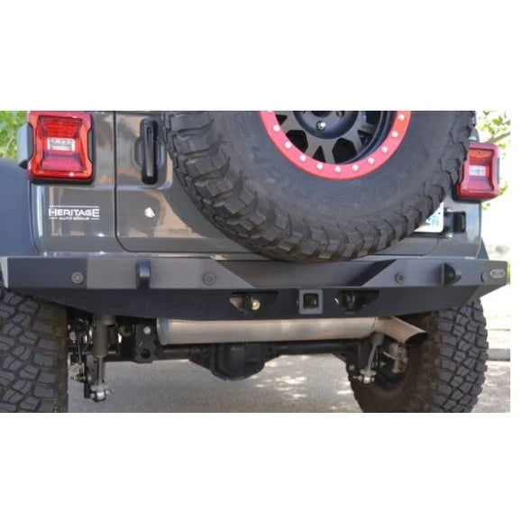 Rock Slide Engineering RB-F-101-JL Rigid Series Full Rear Bumper for 18-21 Jeep Wrangler JL