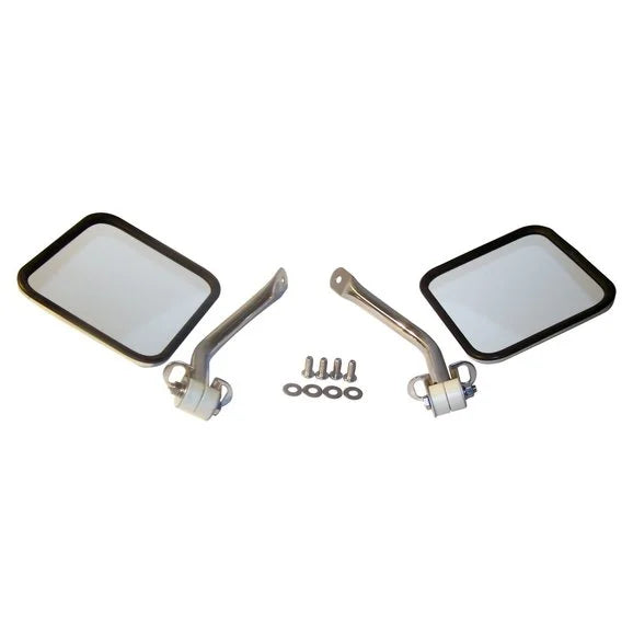 Crown Automotive RT30011 Stainless Steel Soft Door Mirror Set for 97-06 Jeep Wrangler TJ