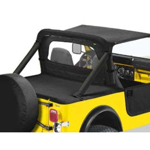 Bestop Bikini Top, Windjammer & Duster Deck Cover Combo for 87-91 Jeep Wrangler YJ Equipped with Bestop Supertop Soft Top