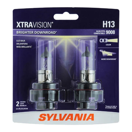 Sylvania H13XV.BP2 #H13 XtraVision Halogen Headlight Bulb 2 Pack