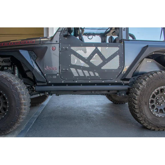 Load image into Gallery viewer, DV8 Offroad SRJL-25 Side Rocker Skins for 18-24 Jeep Wrangler JL
