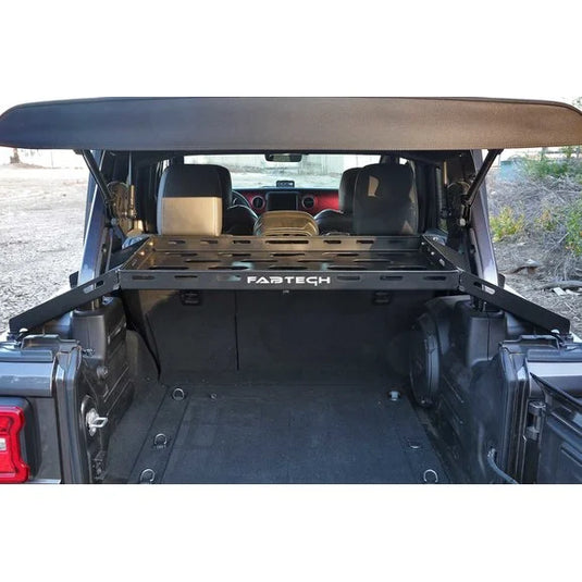 Fabtech FTS24211 Interior Cargo Rack for 18-24 Jeep Wrangler JL Unlimited with Hardtop