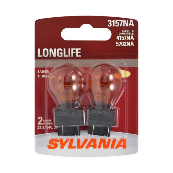 Load image into Gallery viewer, Sylvania 3157NALL.BP2 #3157A Long Life Mini Bulb 2 Pack
