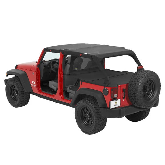 Bestop Duster, Extension & Windjammer with Mesh Safari Bikini for 07-09 Jeep Wrangler Unlimited JK 4 Door