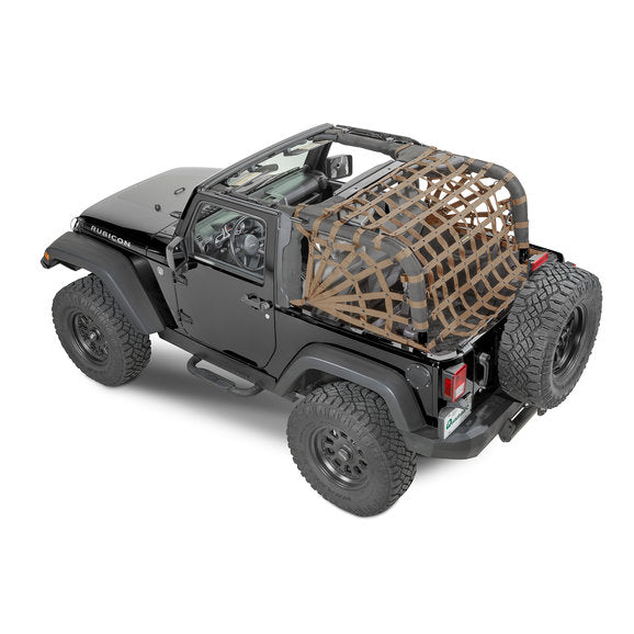 Load image into Gallery viewer, Dirtydog 4X4 Rear Spider Netting for 07-18 Jeep Wrangler JK 2 Door
